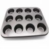 12 Slots Cake Moulds Non-stick Carbon Steel Mould DIY Baking Tools For Cake