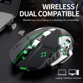 2.4GHz Wireless Charging Game Mouse Luminous...