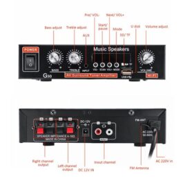 400W 2CH Mini HiFi Digital Audio...