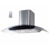 90cm Smoke/ Heat Extractor Cooker Hood Stainless Ductless