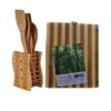 Bamboo Chopping Board And Spoon Set