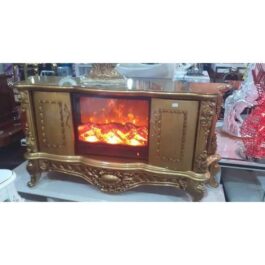 Classy Royal Golden Tv Stand With...