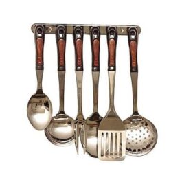 Cooking Set Utensils Spoon , Forks And Wall Rack