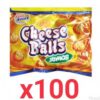 Fun Snax Cheese Balls Snack Pack - 100 Pieces