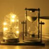 Iron Tower Star Lamp With Quicksand Timer