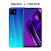 Itel P36 6.5" HD+ Screen, 2GB RAM + 32GB ROM, Android 9 Pie, 5000mAh Battery, 8MP + 8MP Camera, Fingerprint + Face ID - Blue