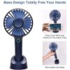 Mini Rechargeable Hand Fan With Stand