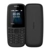 Nokia 105 (2019) Dual SIM, FM Radio, TORCH, 800mAh Battery - Black