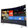 Polystar 32" INCH SMART CURVED TV With Netflix (1year Warranty)