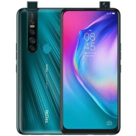 Tecno Camon 15 Premier 6.6″ FHD, 64MP Quad Rear + 32MP Pop-Up Camera, 6GB RAM+128GB ROM, Android Q(10) 4G – Ice Jadeite