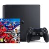 Sony PS4 500GB + Pro Evolution Soccer (PES) 2020- Jet Black