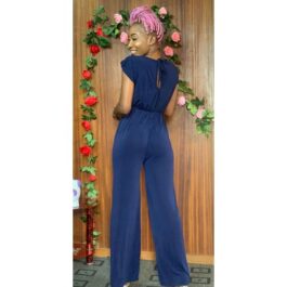 Casual Jumpsuit With Elastic Band