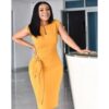 Corporate Yellow Gown