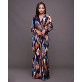 Digital Printed Women's Strappy Jumpsuit