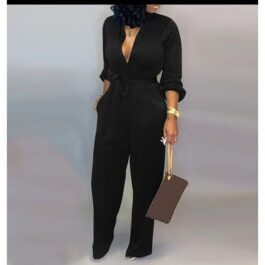 Formal Jumpsuit With Belt