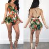 Playsuit Mini Sleeveless Summer Beach Dress