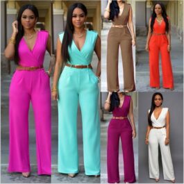 Women Elegant Jumpsuit Slim Fit