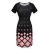 Womens Short Sleeved Dress